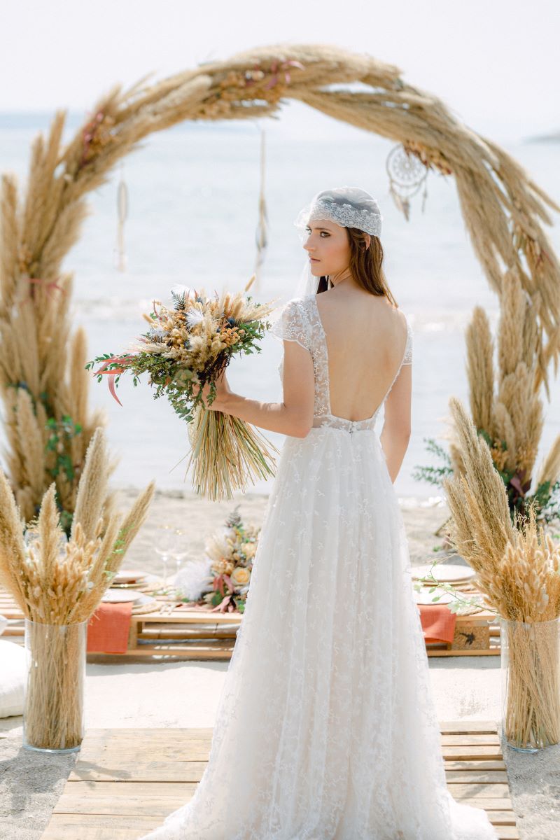 Boho γάμος δίπλα στη θάλασσα - styled shoot από την Sparkling Day Events