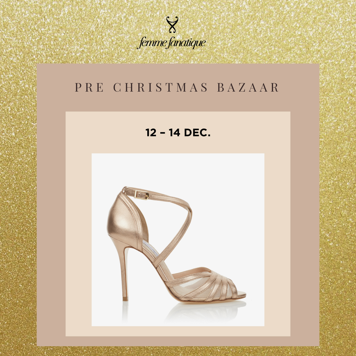 υπέροχο pre-Christmas bazaar στη FEMME FANATIQUE boutique- μόνο 3 μέρες!!