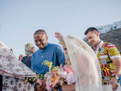 Ειρήνη & Lambert- Eνας καλοκαιρινός γάμος στη Σίφνο με τροπικά και ethnic vibes