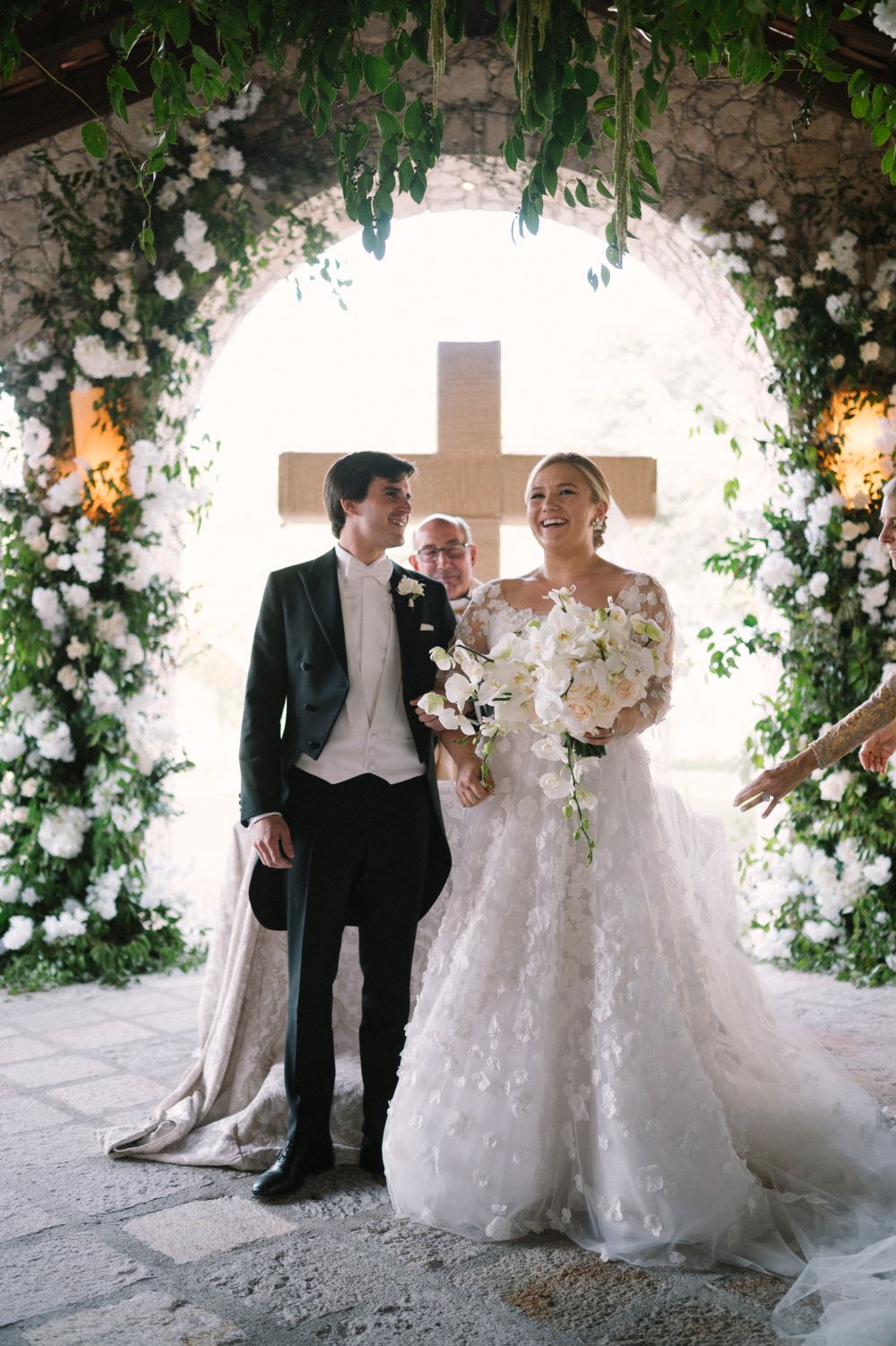 leaving altar vertical