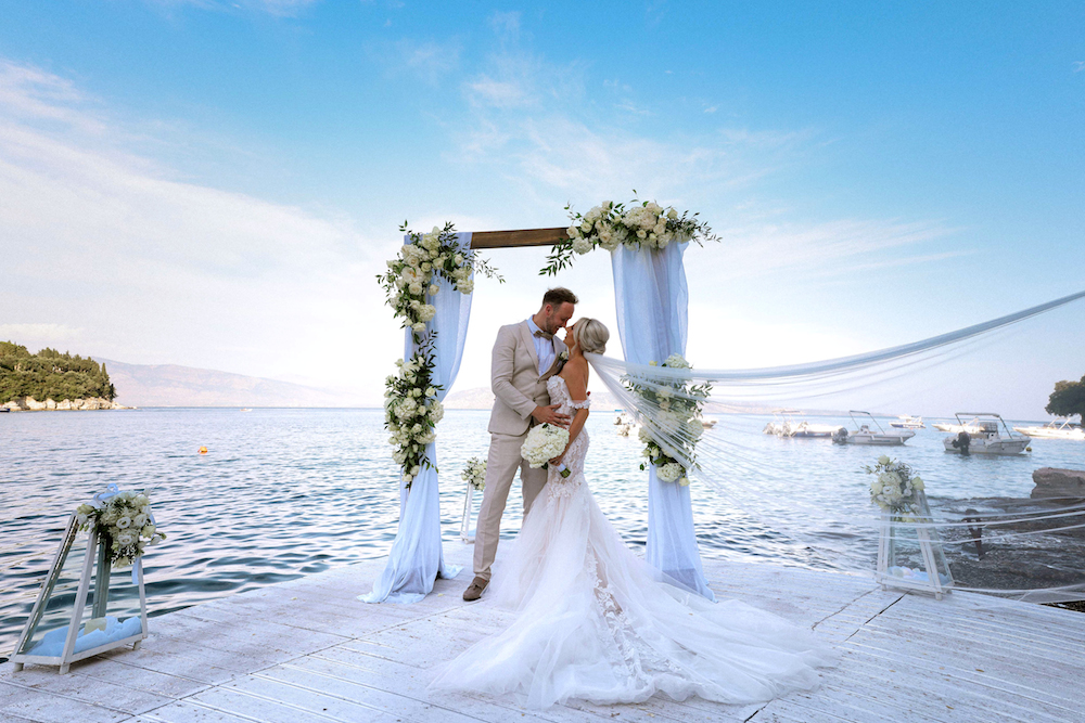 Olivia & Tom: A spectacular summer wedding at The White House- Corfu