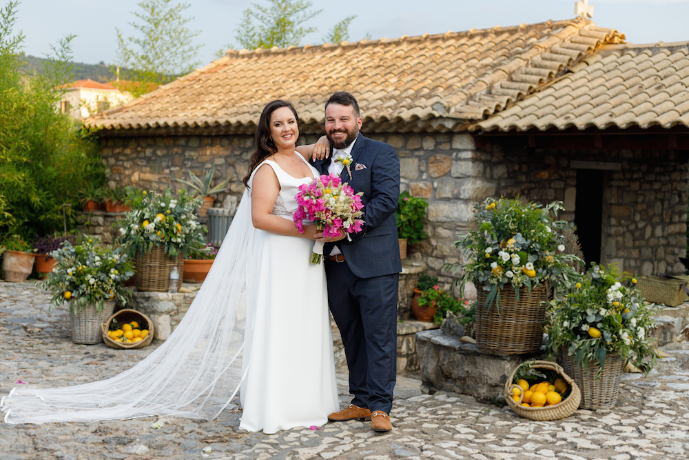 Ανδρονίκη & Δημήτρης: Country Chic γάμος με άρωμα λεμόνι