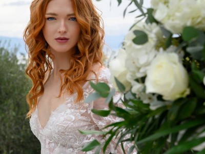 White Wedding στη Villa Grosse: Λευκή συμφωνία με φόντο το Ιόνιο