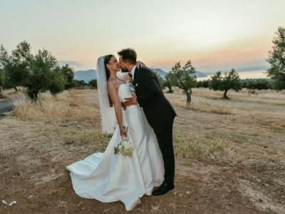 Ελένη & Κωνσταντίνος – Γάμος μέσα στη φύση και δεξίωση κάτω από τον έναστρο ουρανό του Κτήματος Ανθηδών