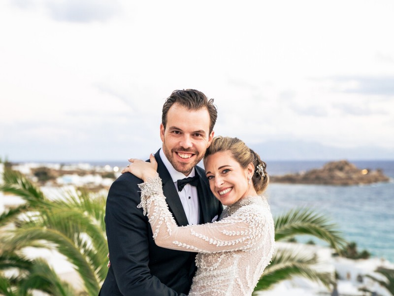 Κατερίνα & Κωνσταντίνος – Γάμος στη Μύκονο με λάμψη, συναίσθημα και Αιγαιοπελαγίτικη μαγεία