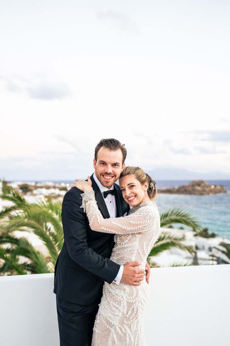 Κατερίνα & Κωνσταντίνος – Γάμος στη Μύκονο με λάμψη, συναίσθημα και Αιγαιοπελαγίτικη μαγεία