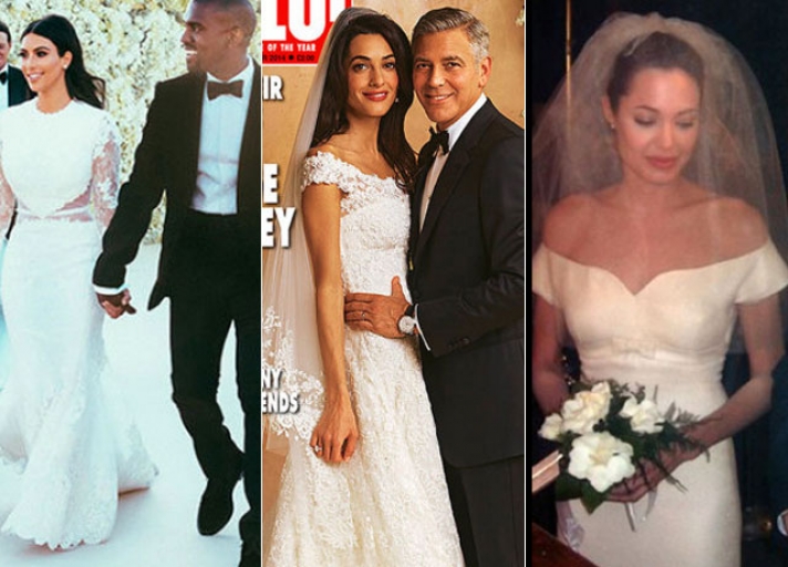 Celebrity brides: Δείτε τι φόρεσαν οι πιο διάσημες νύφες