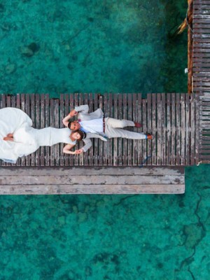 Δείτε τις πιο απίθανες αεροφωτογραφίες  γάμου από drone