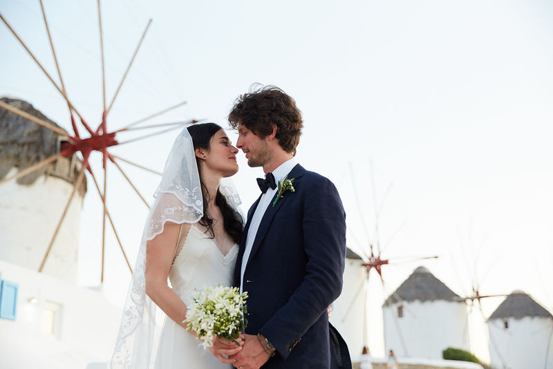 Federica & Nicola: Ένας γάμος με στυλ στη Μύκονο