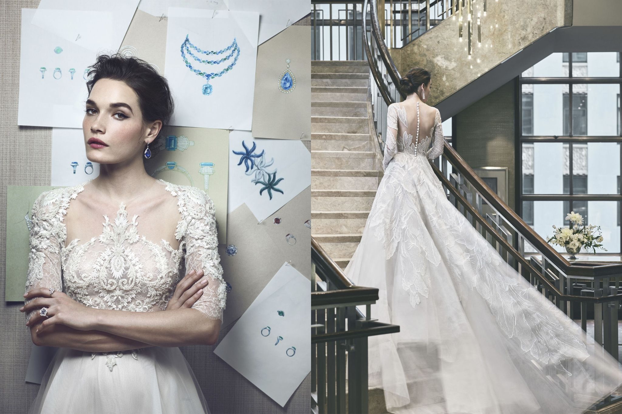 Reem Acra νυφικά 2018 & Τiffany’s: Εκεί που η υψηλή ραπτική συναντά τη νυφική δημιουργία