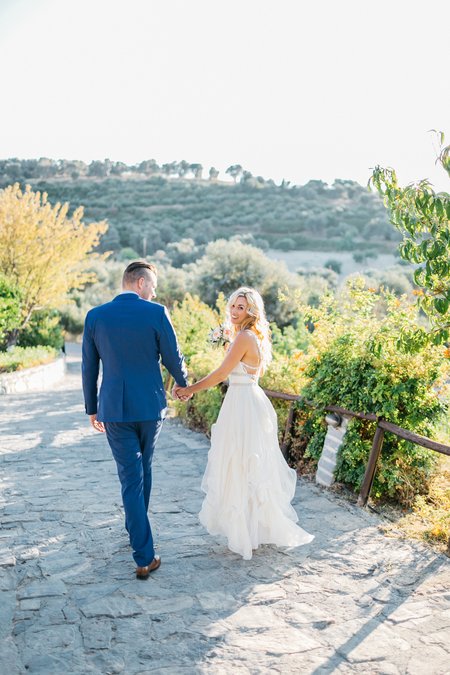 Jill & Garrett: Γάμος σε αμπελώνα στη Κρήτη