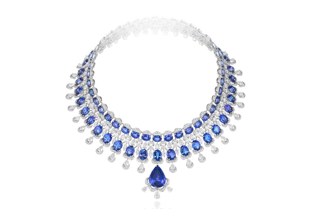 CHOPARD BLUE DIAMOND NECKLACE