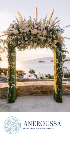 Aneroussa Beach Hotel - Wedding Venues Andros