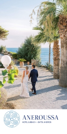 Aneroussa Beach Hotel - Wedding Venues Andros