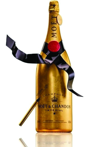 champagne moet gold