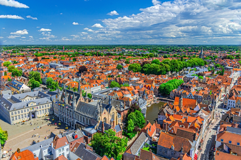 bruges panoramic view versus travel honeymoon whitewedding.gr